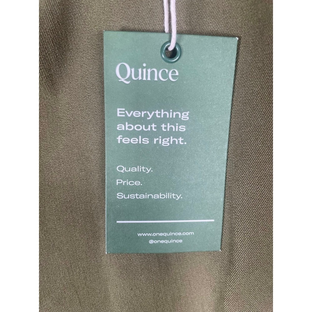 NWT Quince Mens Performance Chino Pants Olive Green 34x30 - Picture 6 of 7